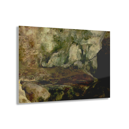 Acrylic Prints - US Made - Ideal for a Stunning Home/Office Decor Ideas - Remote Mona island - Caves Colorful Interiors - CCMM* - Green Forest Home
