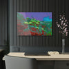 Acrylic Prints - US Made - Ideal for a Stunning Home/Office Decor Ideas - Remote Mona island - Cliff view of bromeliads - CCMM* - Green Forest Home