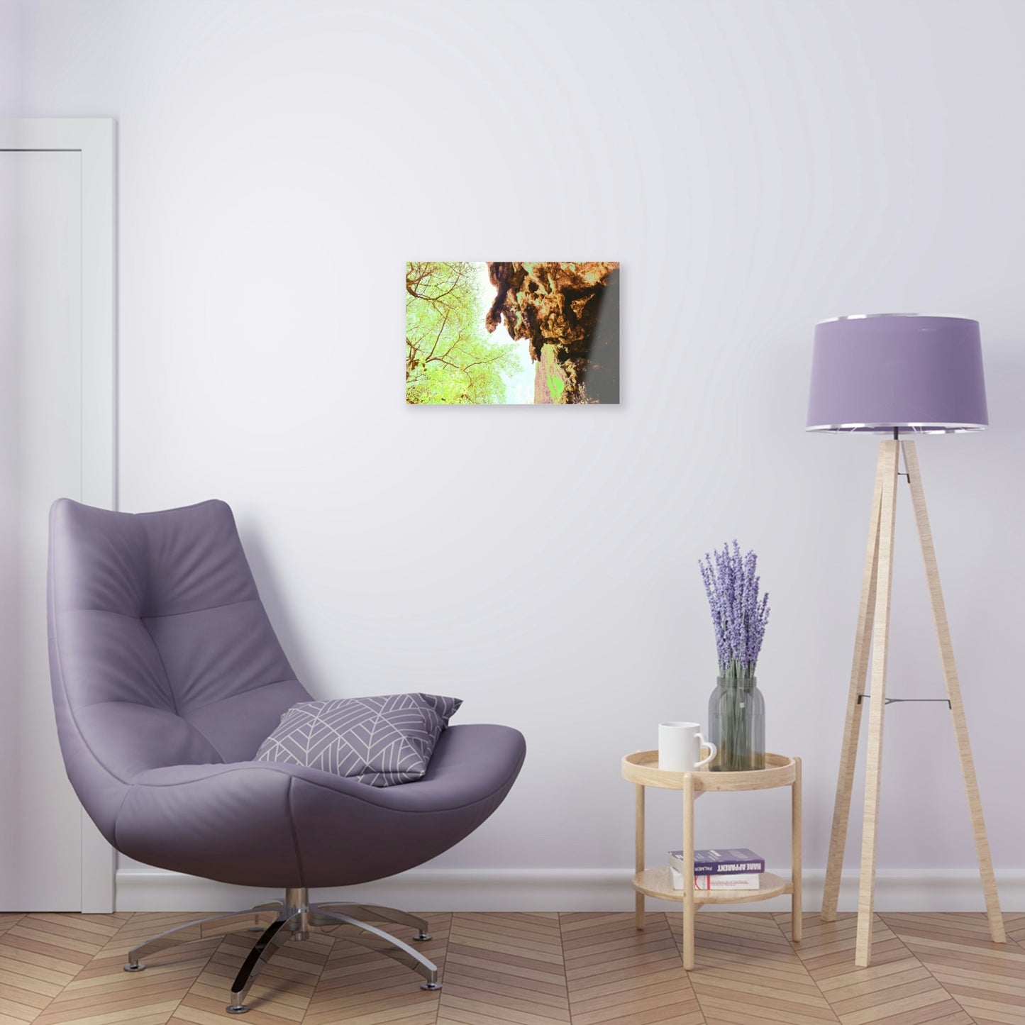 Acrylic Prints - US Made - Ideal for a Stunning Home/Office Decor Ideas - Remote Mona island - Huge Stalactite in a caves entrance - CCMM* - Green Forest Home