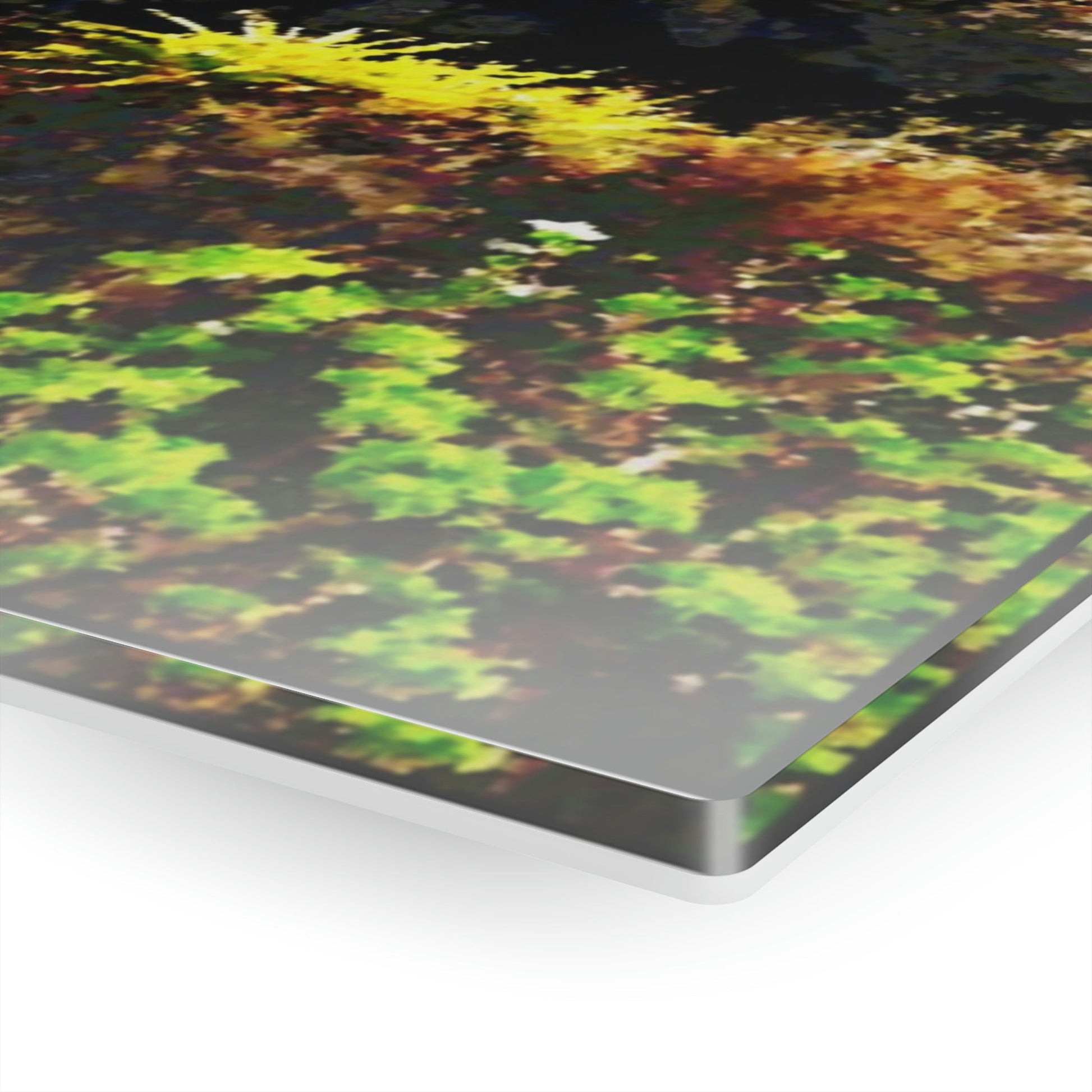 Acrylic Prints - US Made - Ideal for a Stunning Home/Office Decor Ideas - Remote Mona island - Mountain edge in Plateau - CCMM* - Green Forest Home