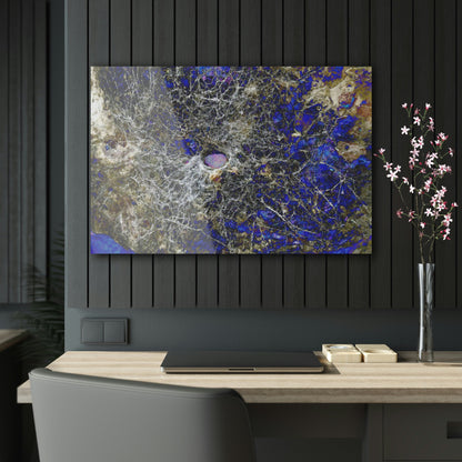 Acrylic Prints - US Made - Ideal for a Stunning Home/Office Decor Ideas - Remote Mona island - Outer cave walls with hole and spider web - CCMM* - Green Forest Home