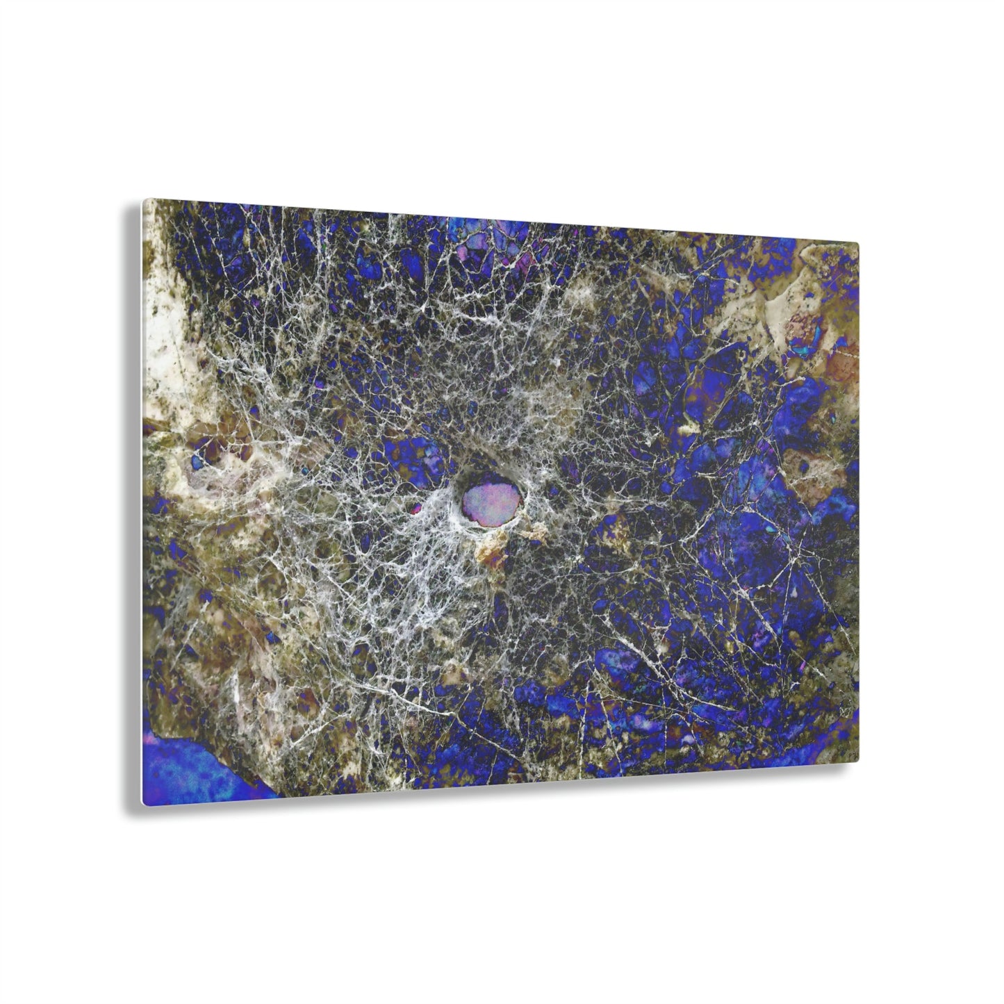Acrylic Prints - US Made - Ideal for a Stunning Home/Office Decor Ideas - Remote Mona island - Outer cave walls with hole and spider web - CCMM* - Green Forest Home