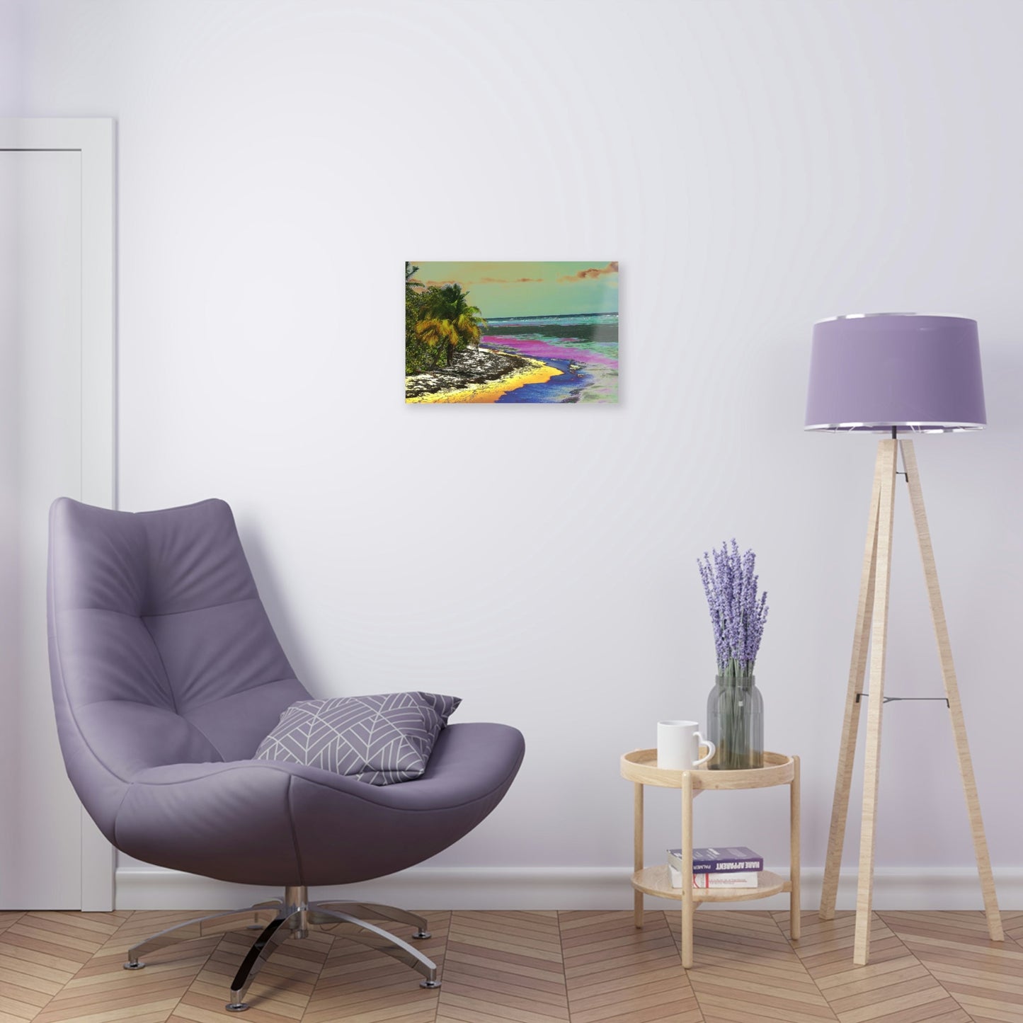 Acrylic Prints - US Made - Ideal for a Stunning Home/Office Decor Ideas - Remote Mona island - Pajaros beach Corner - CCMM* - Green Forest Home