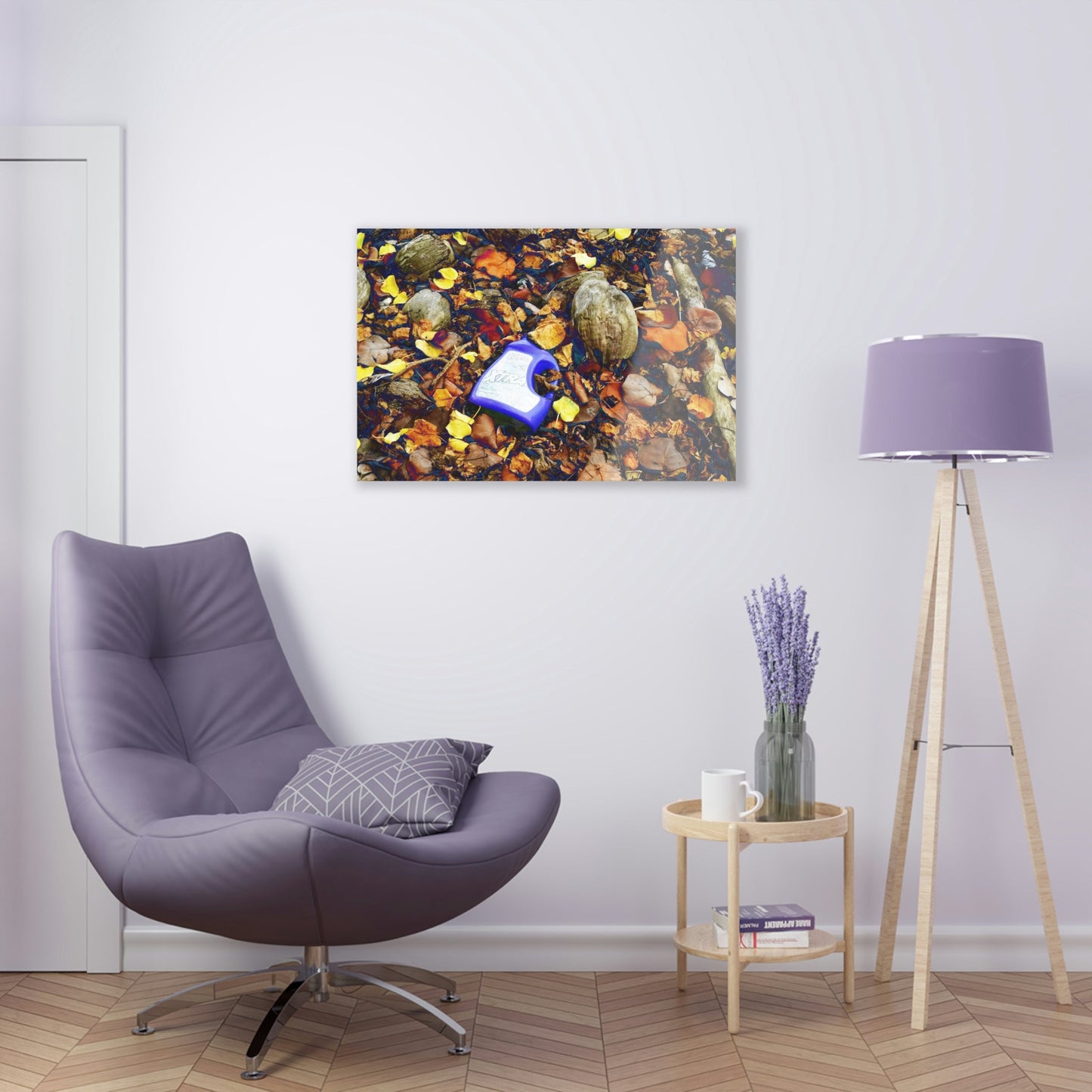 Acrylic Prints - US Made - Ideal for a Stunning Home/Office Decor Ideas - Remote Mona island - Plastic junk from boats in the beach - CCMM* - Green Forest Home