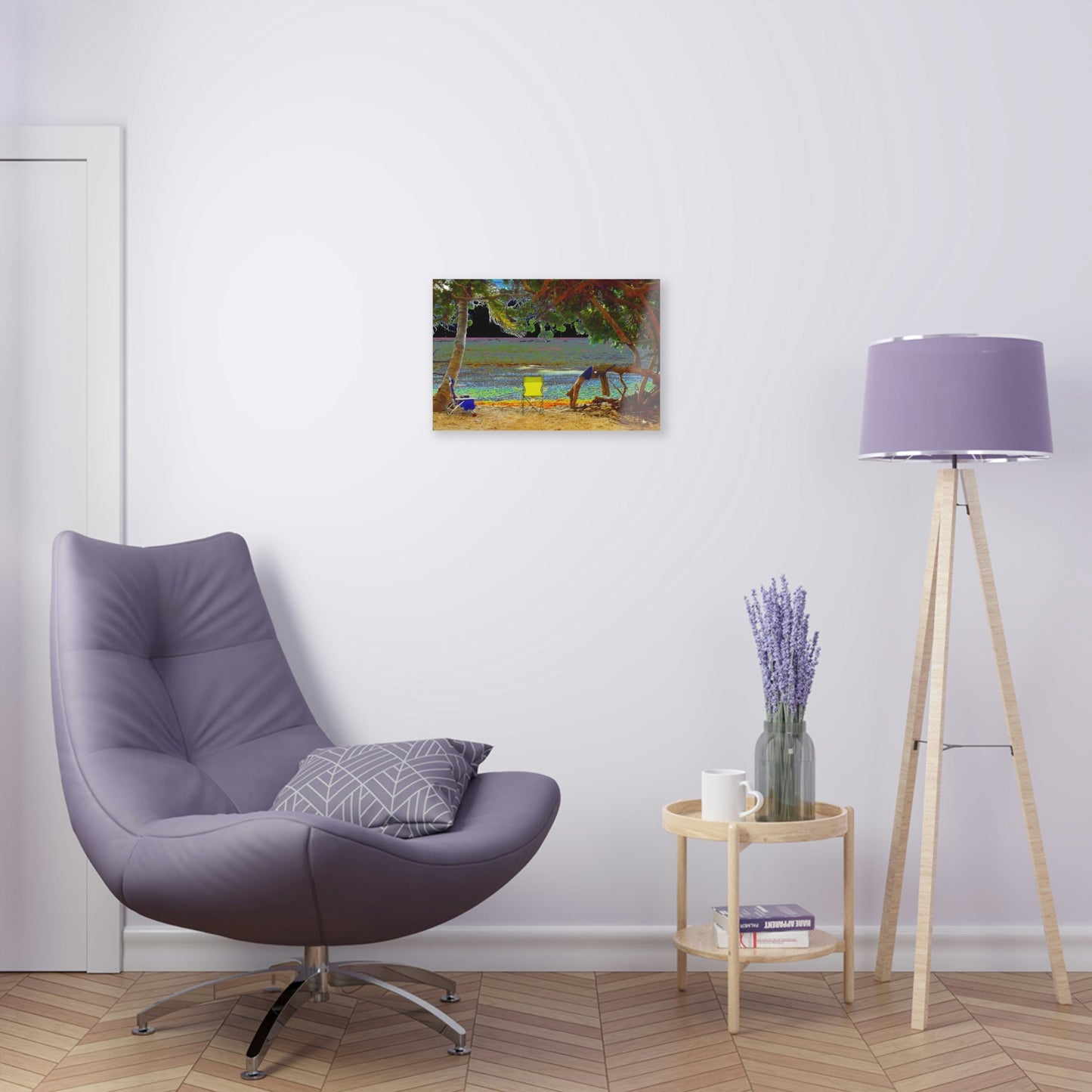 Acrylic Prints - US Made - Ideal for a Stunning Home/Office Decor Ideas - Remote Mona island - Seat of ocean contemplation - CCMM* - Green Forest Home