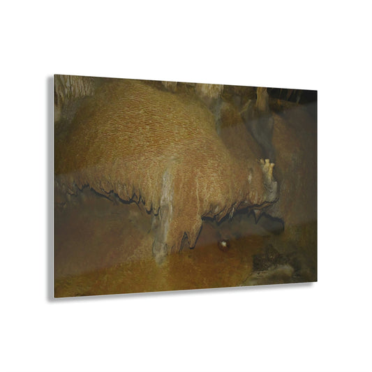 Acrylic Prints - US Made - Ideal for a Stunning Home/Office Decor Ideas - Remote Mona island - 'The Brain' Caves Colorful Interiors - CCMM* - Green Forest Home
