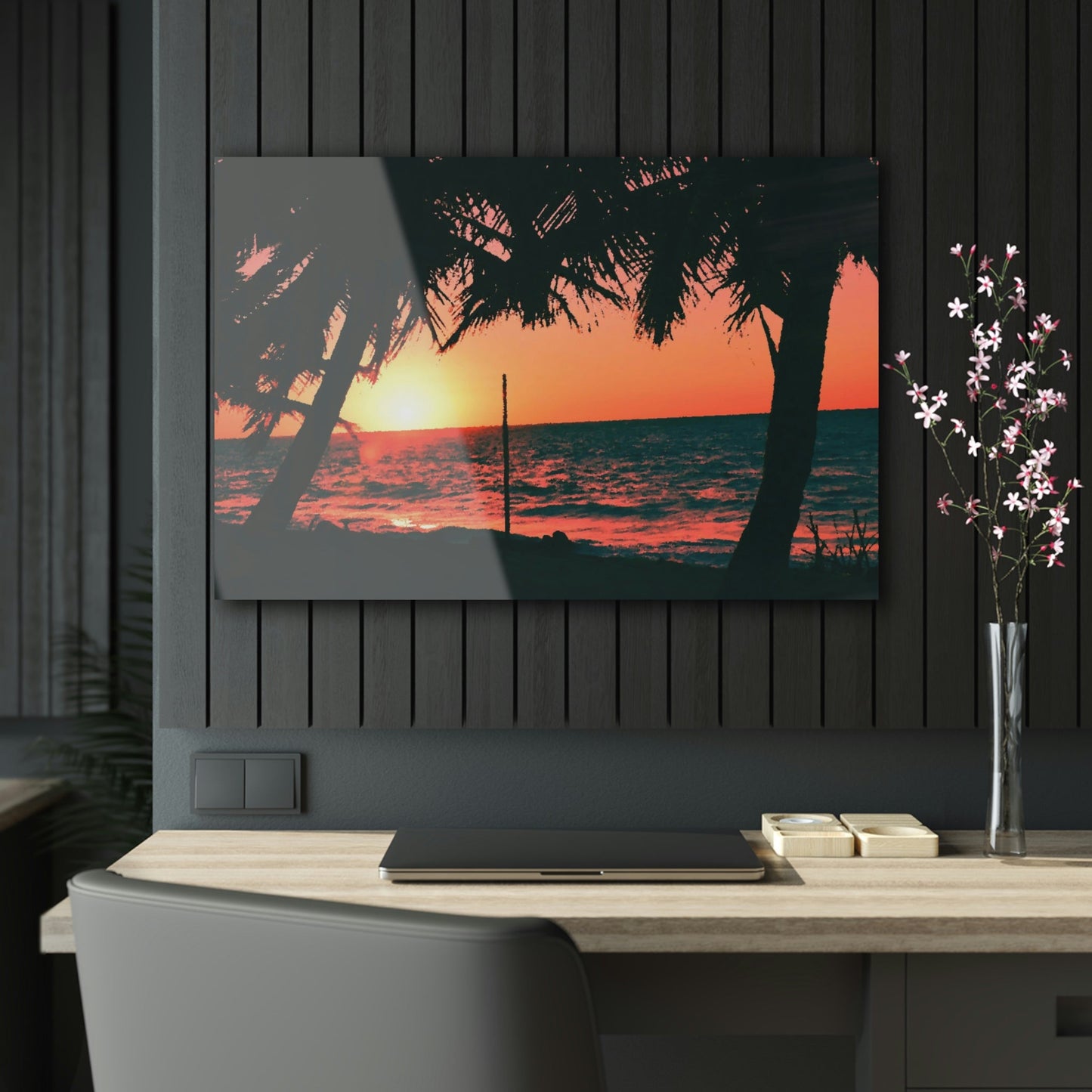 Acrylic Prints - US Made - Ideal for a Stunning Home/Office Decor Ideas - Remote Mona island - The painful farewell - contemplation point - CCMM* - Green Forest Home