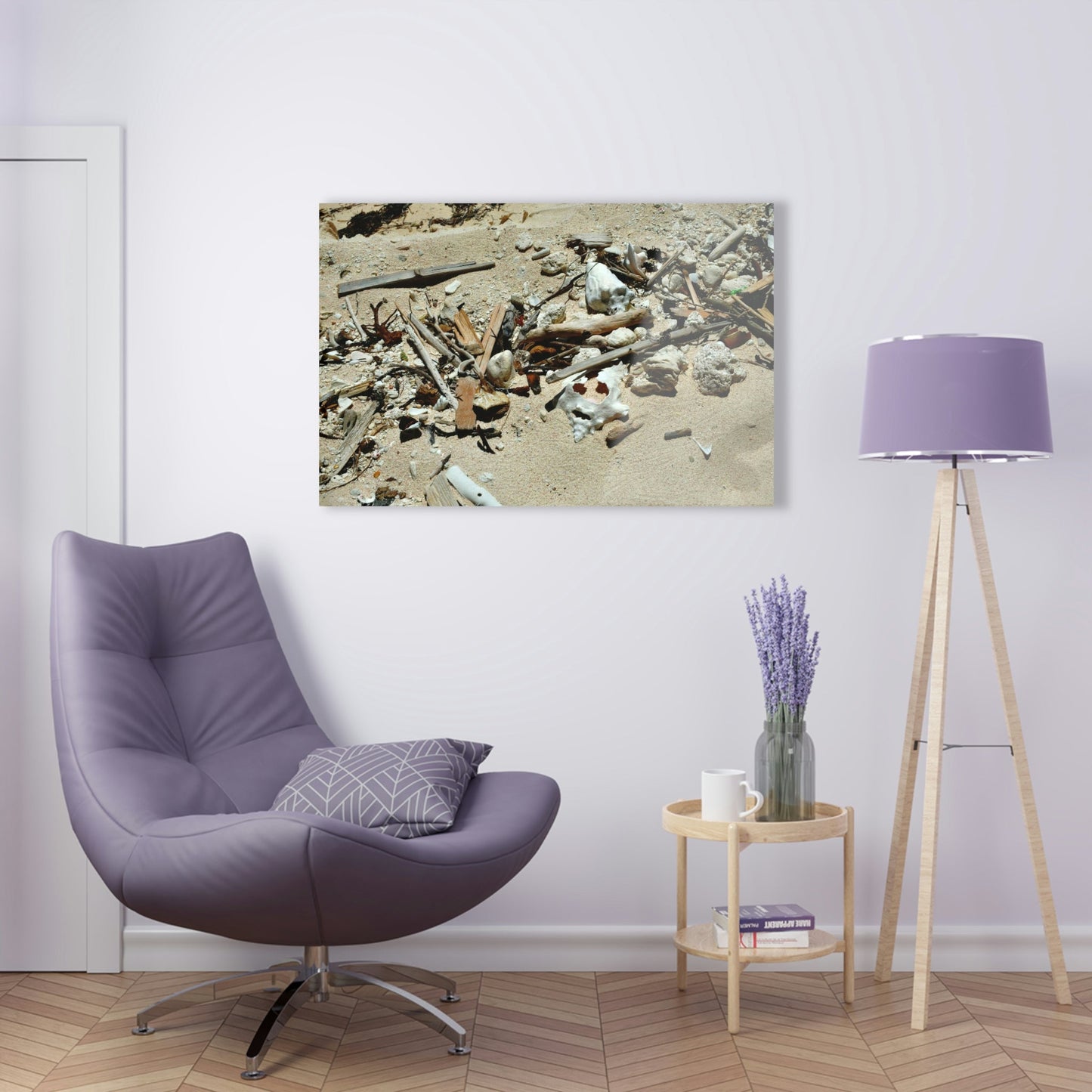 Acrylic Prints - US Made - Ideal for a Stunning Home/Office Decor Ideas - Remote Mona island - What the Tides Wash Up - Playa Pajaros - CCMM* - Green Forest Home