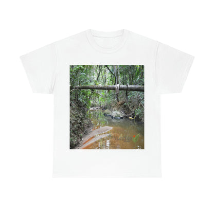 AU Print - Giladan 5000 - Unisex Heavy Cotton Tee - Espiritu Santo wilderness river explorations - El Yunque rain forest - Puerto Rico - Green Forest Home