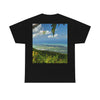 AU Print - Giladan 5000 - Unisex Heavy Cotton Tee - View from 3K feet in El Yunque Rainforest peak - Puerto Rico - Green Forest Home