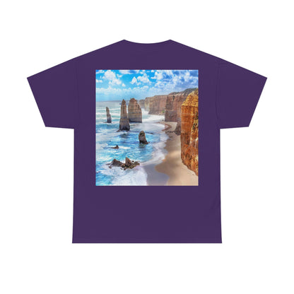 AU-PRINT UNISEX GILDAN 5000 - Heavy Cotton Tee - DAINTREE RAINFOREST National Park - Australia - Printed in AU by The Print Bar - Green Forest Home