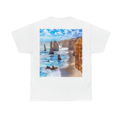 AU-PRINT UNISEX GILDAN 5000 - Heavy Cotton Tee - DAINTREE RAINFOREST National Park - Australia - Printed in AU by The Print Bar - Green Forest Home