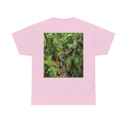 AU-PRINT UNISEX GILDAN 5000 - Heavy Cotton Tee - DAINTREE RAINFOREST National Park - Australia - Printed in AU by The Print Bar - Green Forest Home