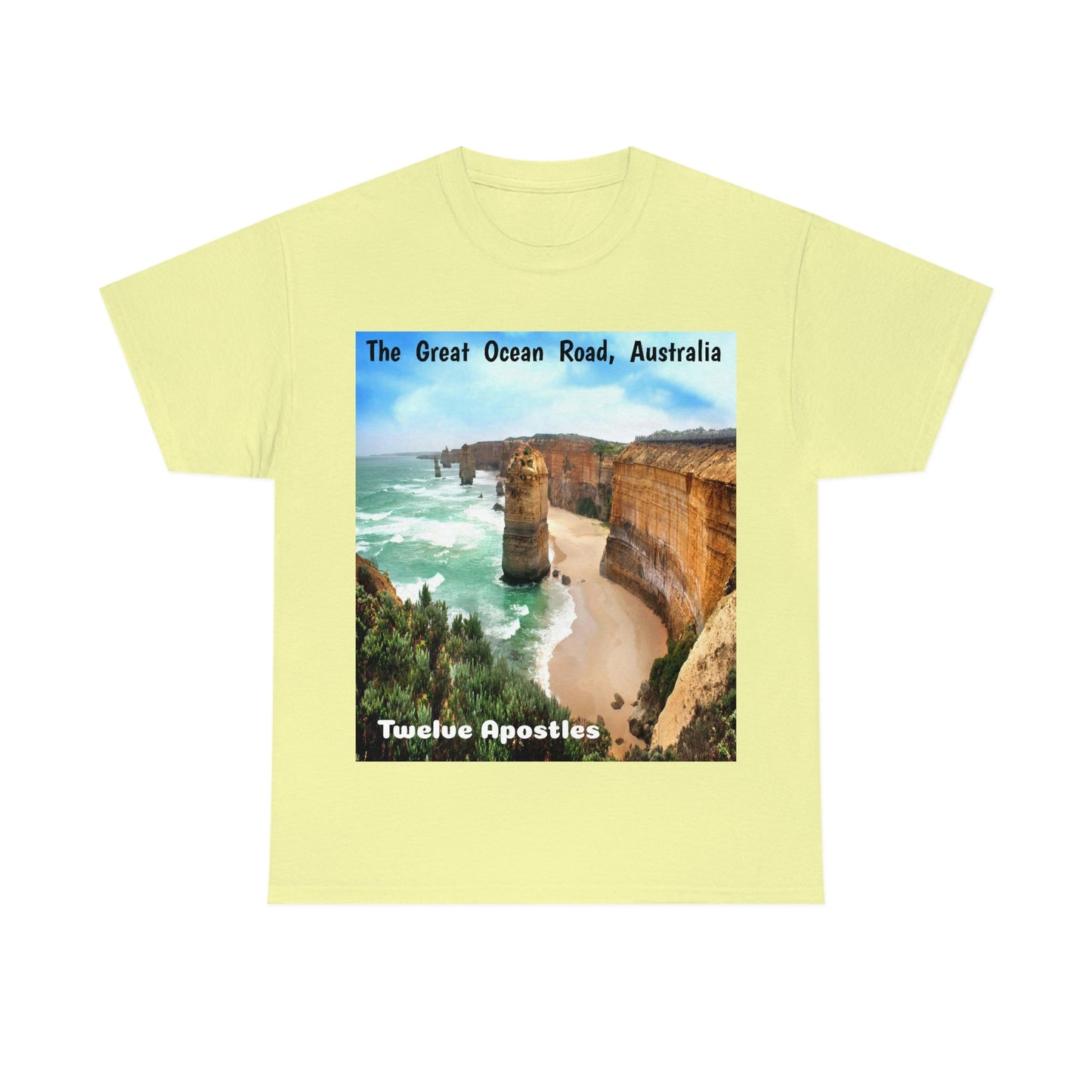 AU-PRINT UNISEX GILDAN 5000 - Heavy Cotton Tee - DAINTREE RAINFOREST National Park - Australia - Printed in AU by The Print Bar - Green Forest Home