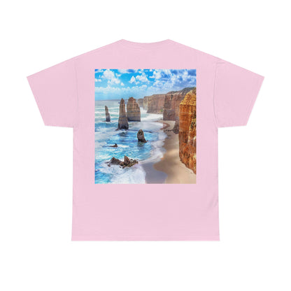 AU-PRINT UNISEX GILDAN 5000 - Heavy Cotton Tee - DAINTREE RAINFOREST National Park - Australia - Printed in AU by The Print Bar - Green Forest Home