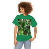 AU-PRINT UNISEX GILDAN 5000 - Heavy Cotton Tee - Fan Palm - DAINTREE RAINFOREST National-Park - Australia - Printed in AU by The Print Bar - Green Forest Home