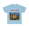 AU-PRINT UNISEX GILDAN 5000 - Heavy Cotton Tee - The Three Sisters, Blue Mountains, New South Wales, Australia - Printed in AU by The Print Bar - Green Forest Home