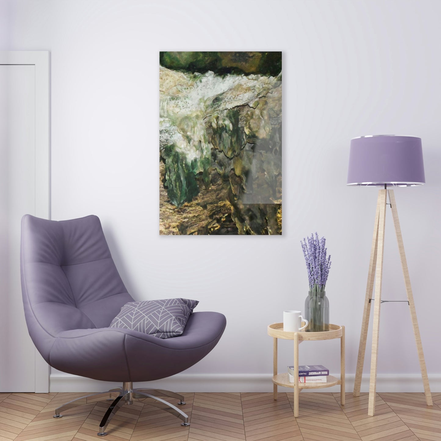 AWESOME Acrylic Prints - Stunning Pristine & Remote Mona island Puerto Rico - Cave entrace formations - some sunlight creates these shades - Green Forest Home