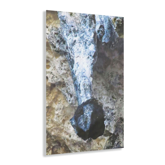 AWESOME Acrylic Prints - Stunning Pristine & Remote Mona island Puerto Rico - Caves rare Stalactite formation - there is Danger above... - Green Forest Home
