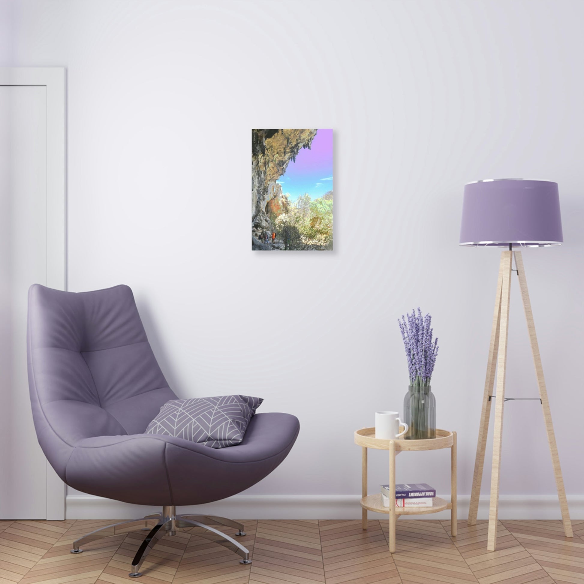 AWESOME Acrylic Prints - Stunning Pristine & Remote Mona island Puerto Rico - Caves Wall Formations - stalactites above - PR Sierra Club explorers - Green Forest Home
