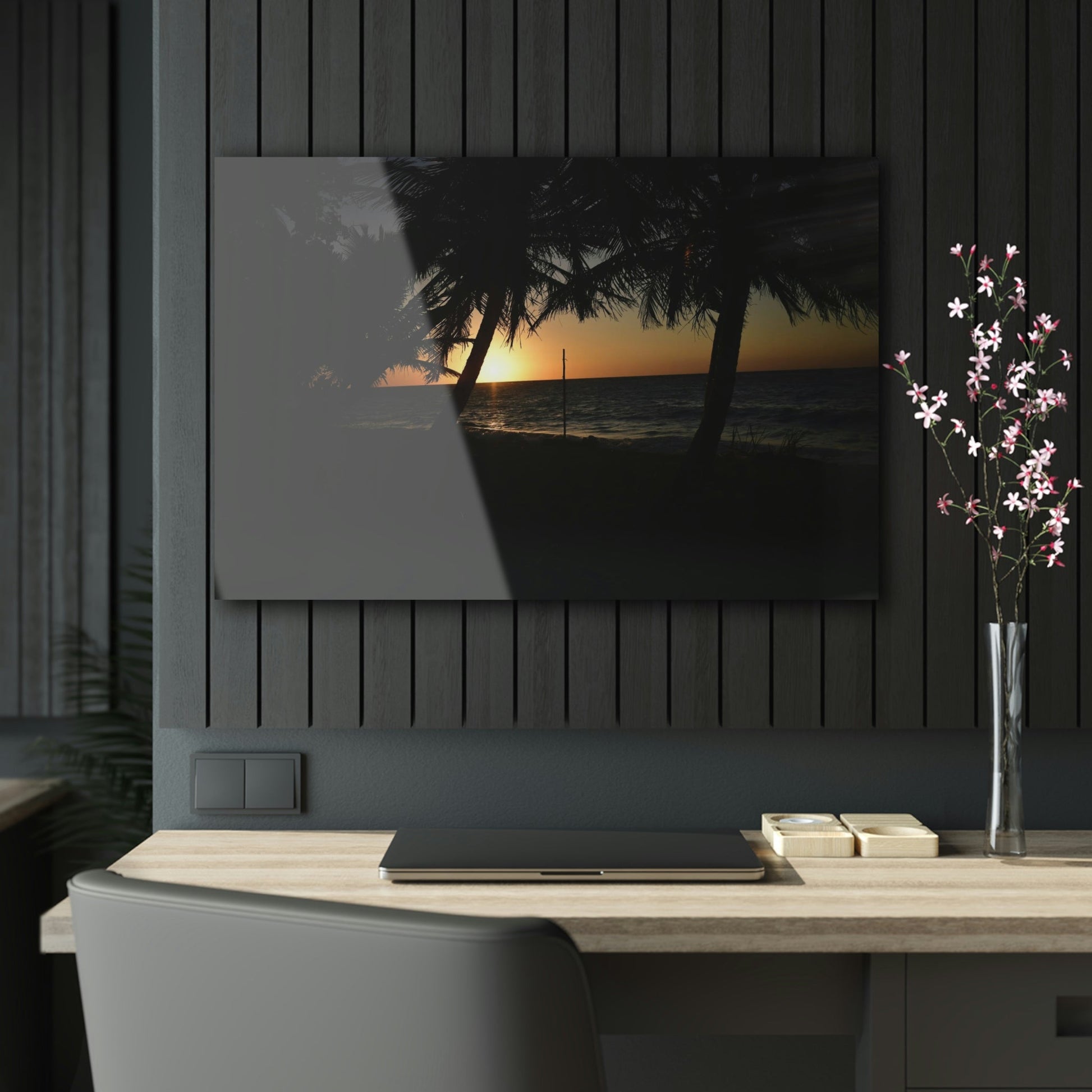 AWESOME Acrylic Prints - Stunning Pristine & Remote Mona island Puerto Rico - Heartbreaking Pajaros Beach Sunset the Day before we Leave - Green Forest Home