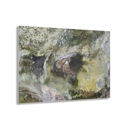 AWESOME Acrylic Prints - Stunning Pristine & Remote Mona island Puerto Rico - Hidden cave - amazing colors due to some sunlight - Green Forest Home