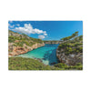 Best Beaches & Islands - Canvas Stretched, 0.75" in 6 sizes - Es calo des Moro - one the best beaches in the world - Mallorca, Balearic Islands, Spain - US Print - Green Forest Home