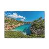 Best Beaches & Islands - Canvas Stretched, 0.75" in 6 sizes - Es calo des Moro - one the best beaches in the world - Mallorca, Balearic Islands, Spain - US Print - Green Forest Home