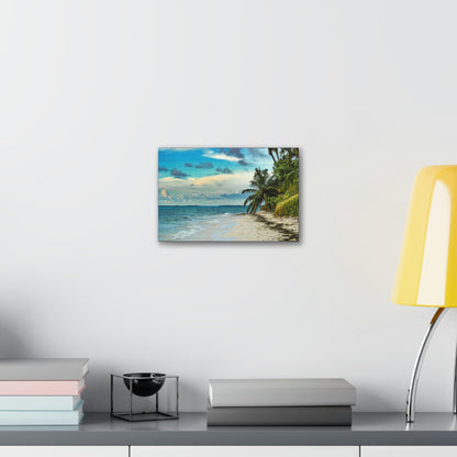 Best Beaches & Islands - Canvas Stretched, 0.75" in 6 sizes - Famous Punta Cana beach & Hotels in the Caribbean, Dominican Republic - US Print - Green Forest Home
