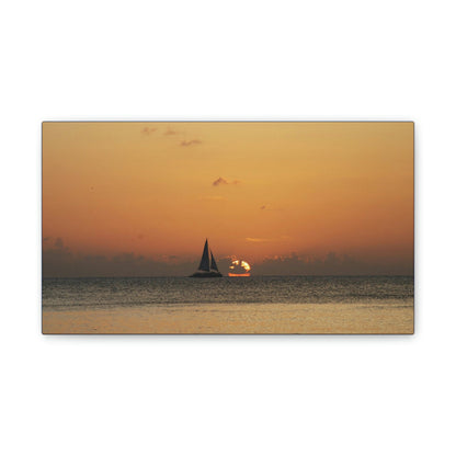 Best Beaches & Islands - Canvas Stretched, 0.75" in 6 sizes - The Cayman Islands - British territory in the Caribbean Sea - US Print - Green Forest Home