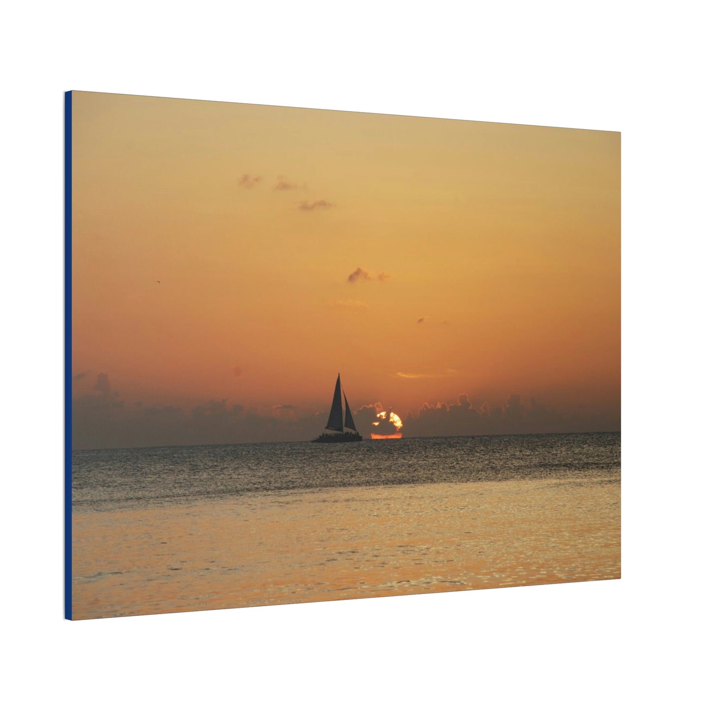 Best Beaches & Islands - Canvas Stretched, 0.75" in 6 sizes - The Cayman Islands - British territory in the Caribbean Sea - US Print - Green Forest Home