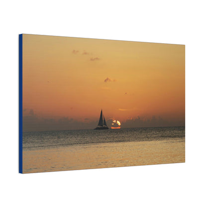 Best Beaches & Islands - Canvas Stretched, 0.75" in 6 sizes - The Cayman Islands - British territory in the Caribbean Sea - US Print - Green Forest Home