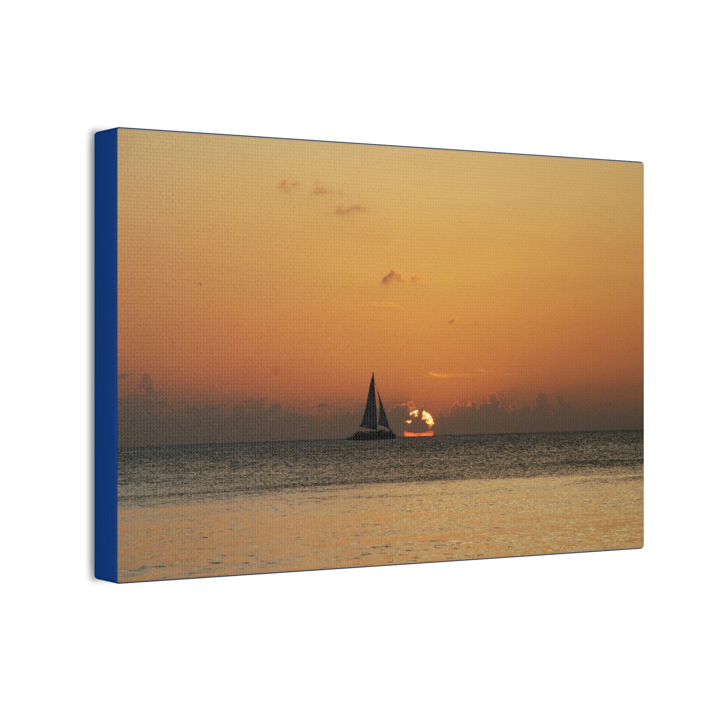 Best Beaches & Islands - Canvas Stretched, 0.75" in 6 sizes - The Cayman Islands - British territory in the Caribbean Sea - US Print - Green Forest Home