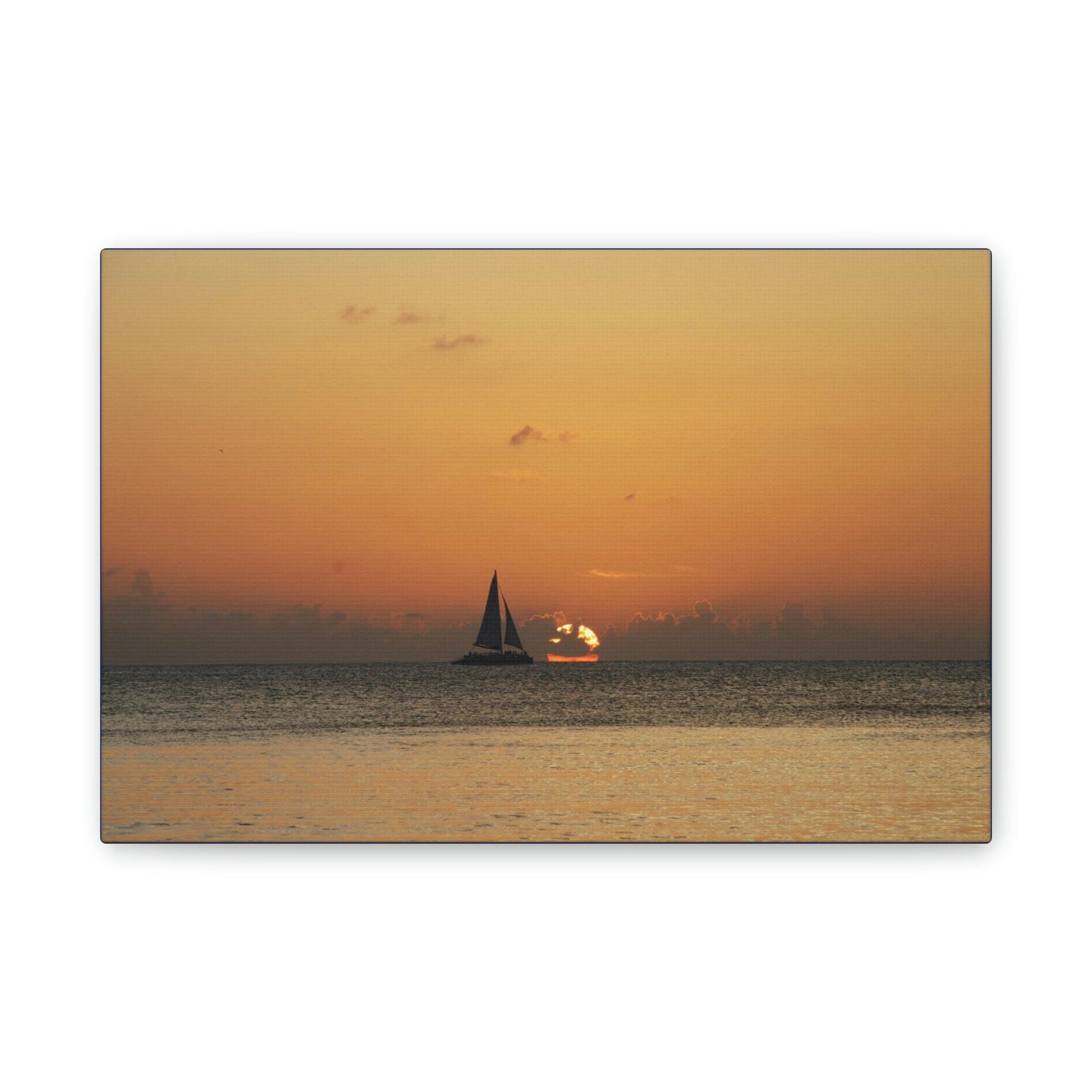 Best Beaches & Islands - Canvas Stretched, 0.75" in 6 sizes - The Cayman Islands - British territory in the Caribbean Sea - US Print - Green Forest Home