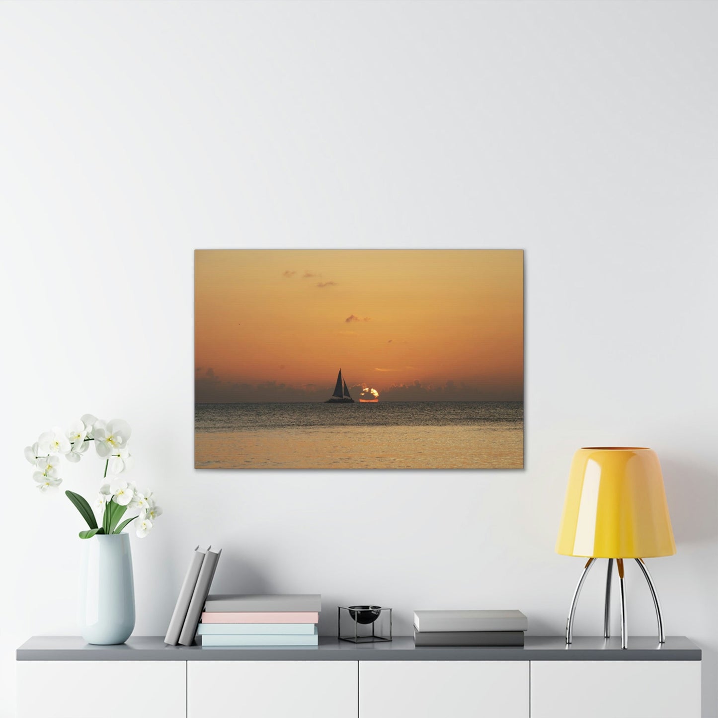 Best Beaches & Islands - Canvas Stretched, 0.75" in 6 sizes - The Cayman Islands - British territory in the Caribbean Sea - US Print - Green Forest Home