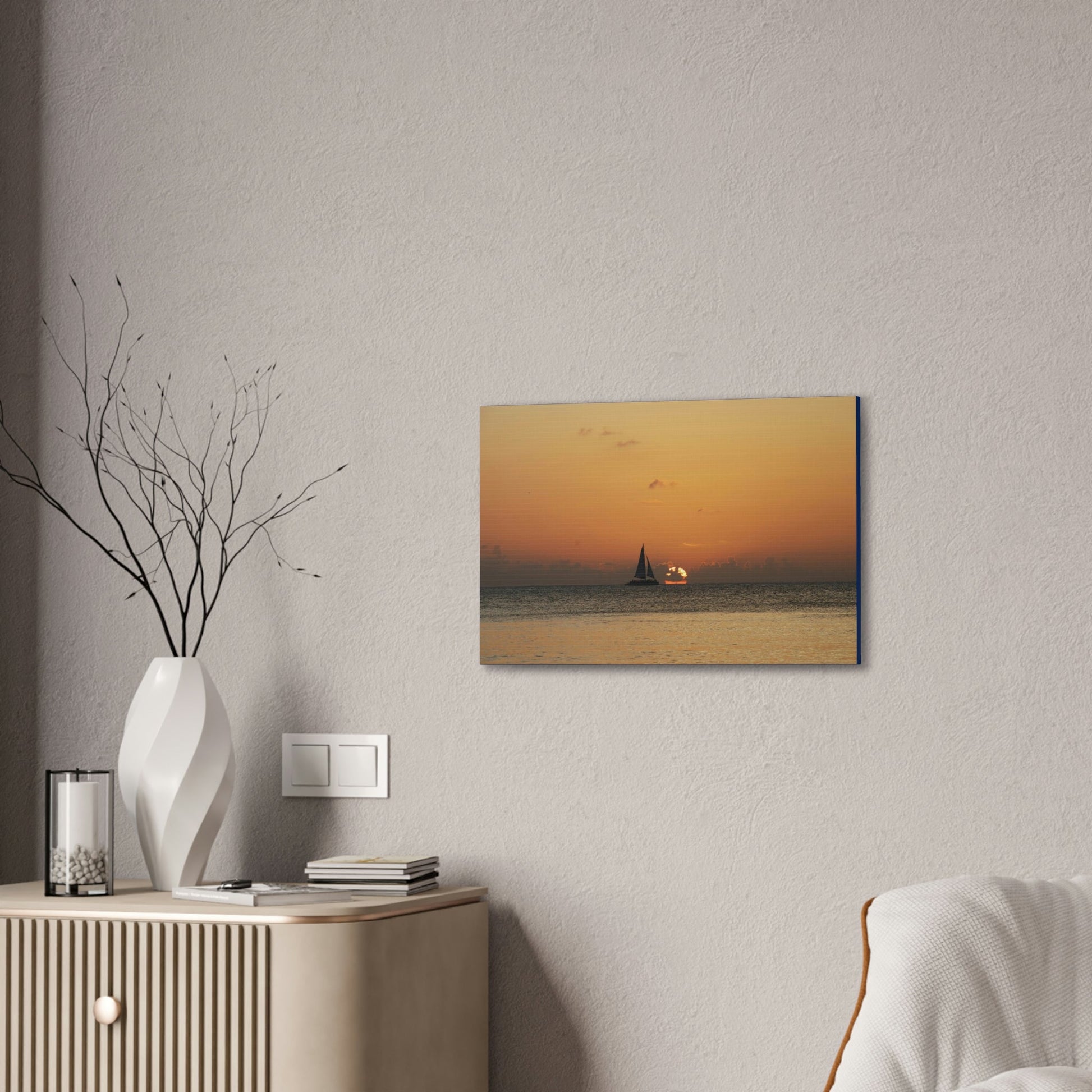 Best Beaches & Islands - Canvas Stretched, 0.75" in 6 sizes - The Cayman Islands - British territory in the Caribbean Sea - US Print - Green Forest Home