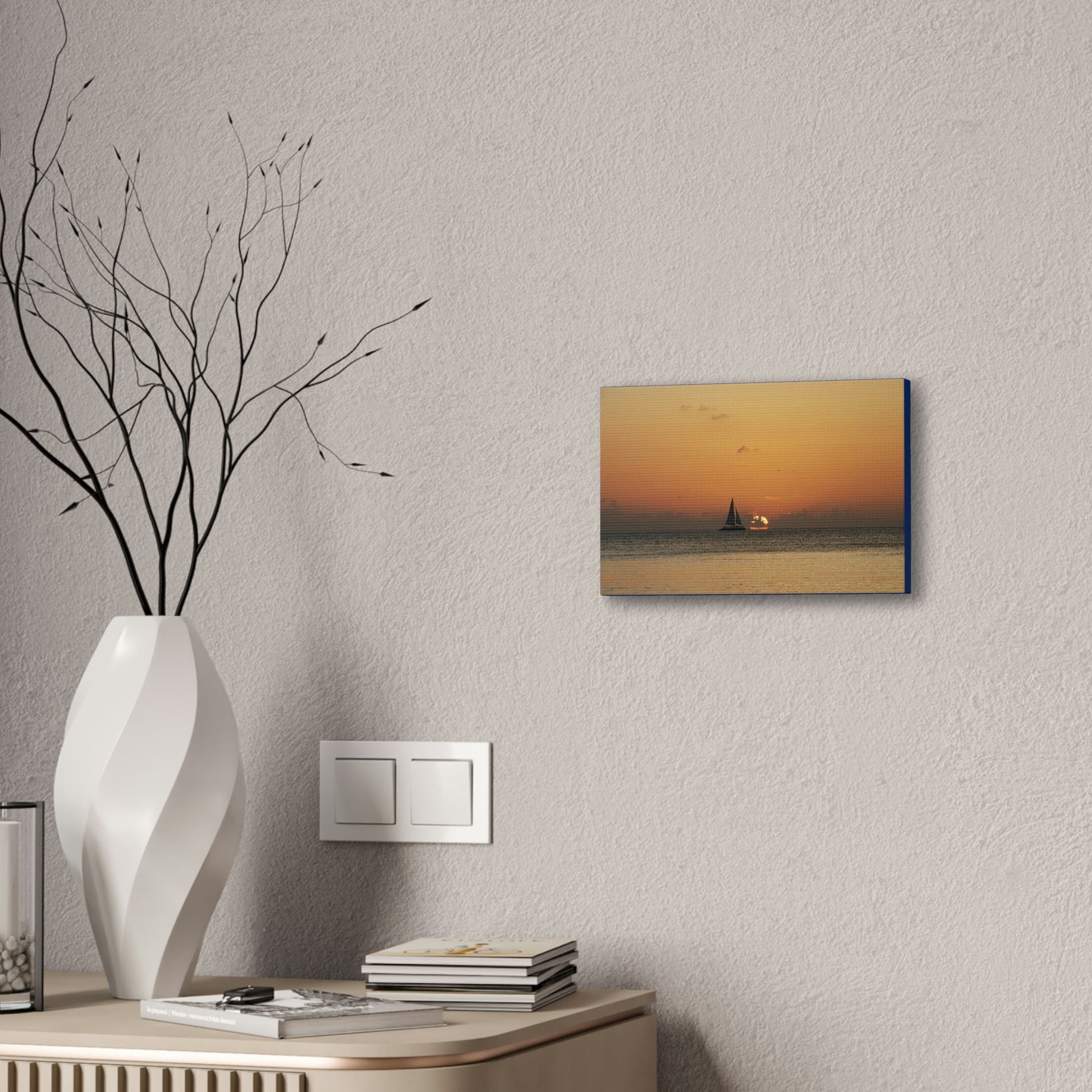 Best Beaches & Islands - Canvas Stretched, 0.75" in 6 sizes - The Cayman Islands - British territory in the Caribbean Sea - US Print - Green Forest Home