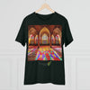BEST DEALS - EU Print - Organic Creator T-shirt - Unisex - Interior and entrance of Holy Mosques - Islam - Green Forest Home