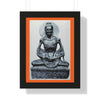 Buddhism - Framed Vertical Poster - Buddha in his Ascetic Practices - Fasting & Concentration - India - Print in USA - Green Forest Home