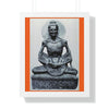 Buddhism - Framed Vertical Poster - Buddha in his Ascetic Practices - Fasting & Concentration - India - Print in USA - Green Forest Home