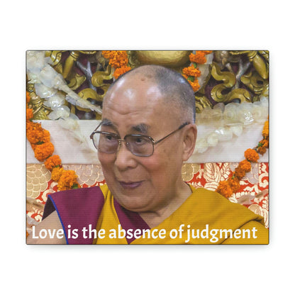 BUDDHISM - SMALL Canvas Gallery Wraps - Made in USA - The Dalai Lama - Exiled from Tiben by the military invasion by China - Green Forest Home
