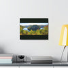 Canvas Gallery Wraps - Calderwood Lake Bending River Panorama in Smoky Mountain National Park in Summer in Mountain National Park (SMNP) USA - Green Forest Home
