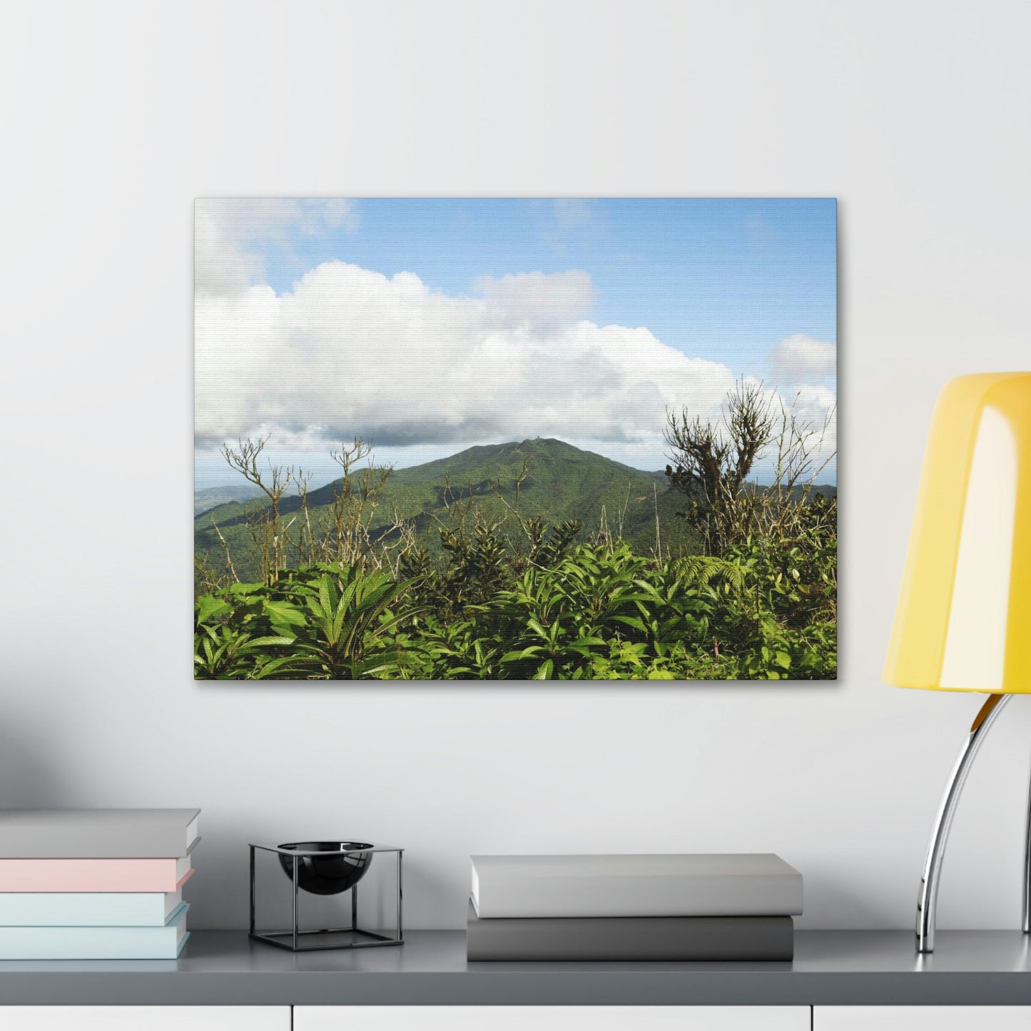Canvas Gallery Wraps Series - Views of El Yunque rain forest Puerto Rico - Green Forest Home
