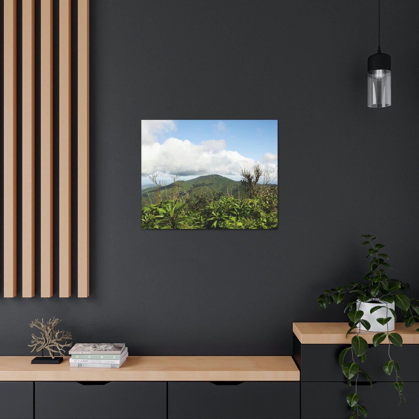 Canvas Gallery Wraps Series - Views of El Yunque rain forest Puerto Rico - Green Forest Home