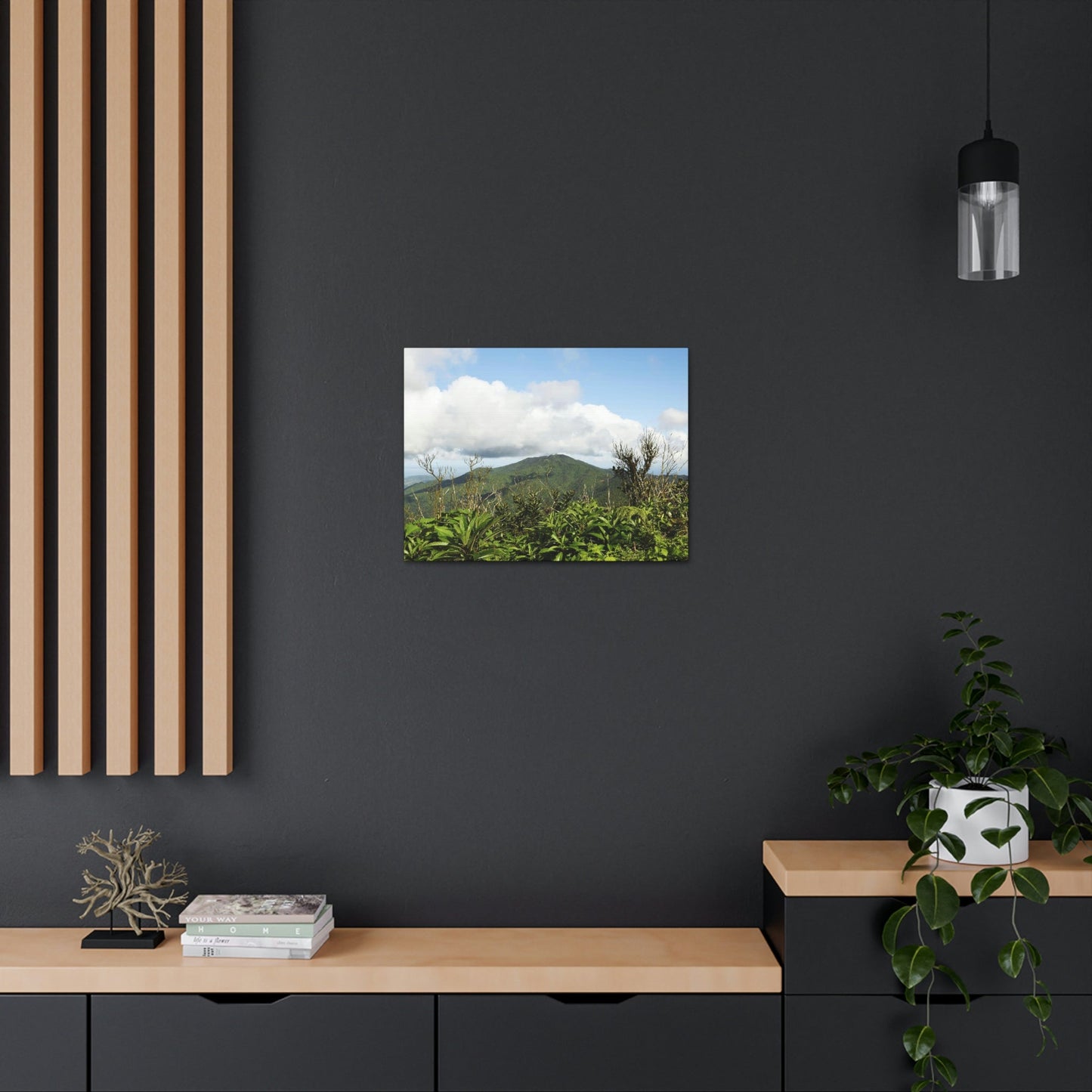 Canvas Gallery Wraps Series - Views of El Yunque rain forest Puerto Rico - Green Forest Home