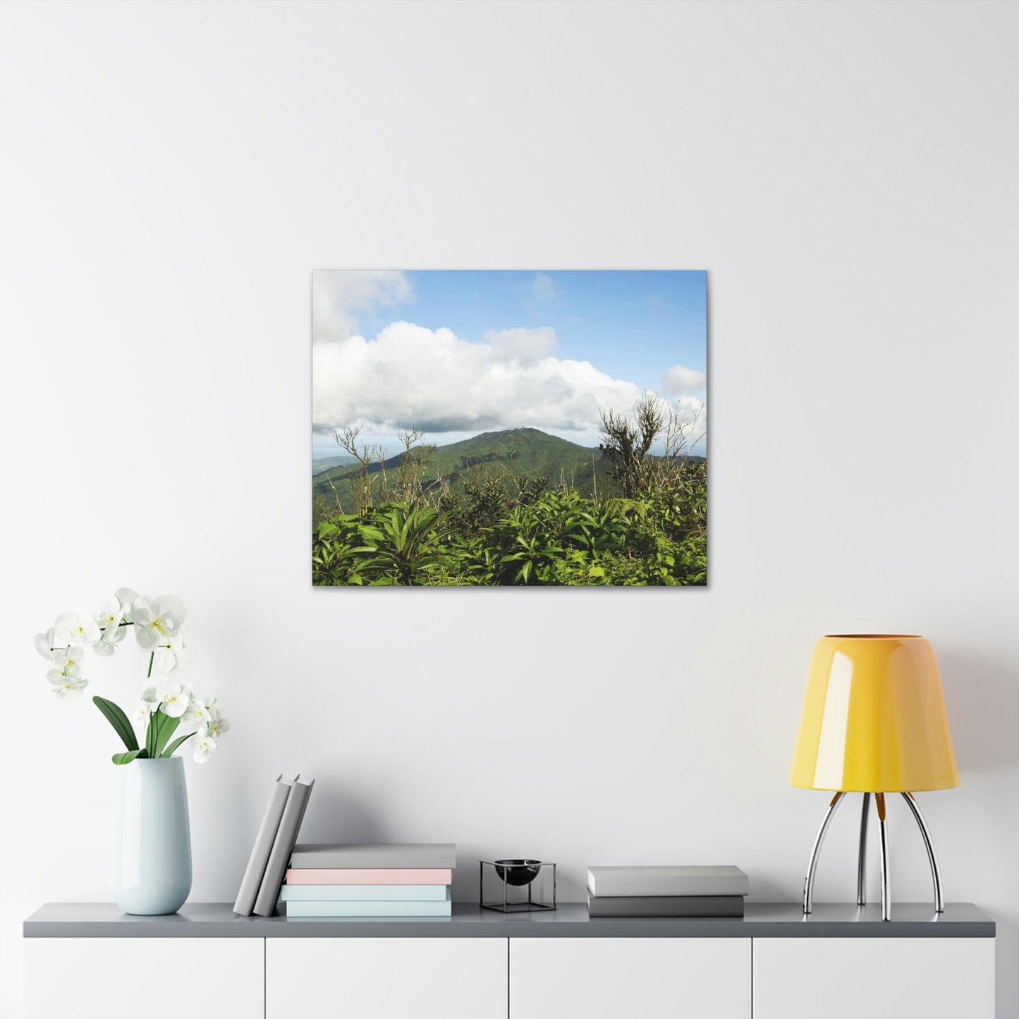 Canvas Gallery Wraps Series - Views of El Yunque rain forest Puerto Rico - Green Forest Home