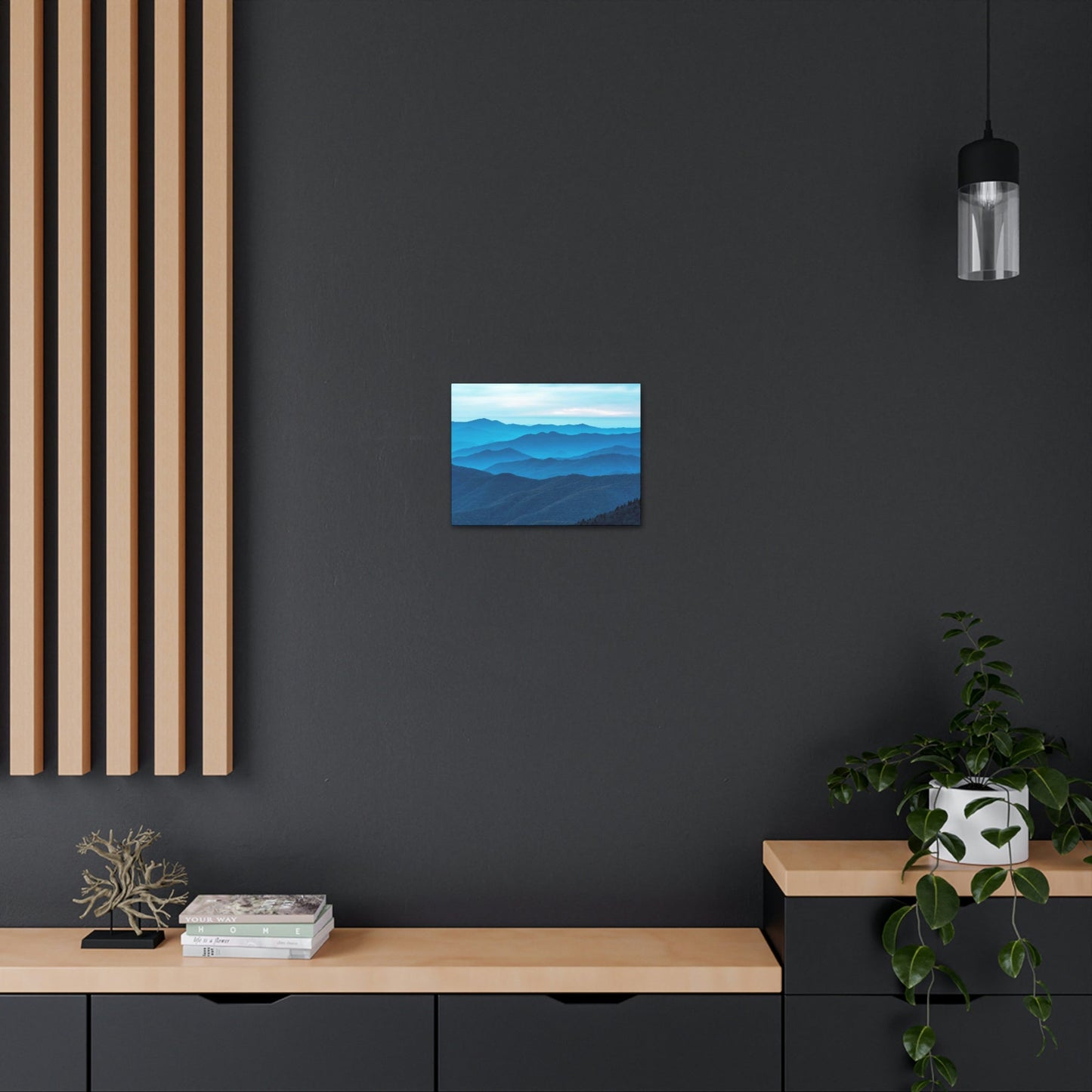 Canvas Gallery Wraps - Sunset at Clingmans Dome at 6,643 feet - the top of the world here - in Smoky Mountain National Park in Summer in Mountain National Park (SMNP) USA - Green Forest Home