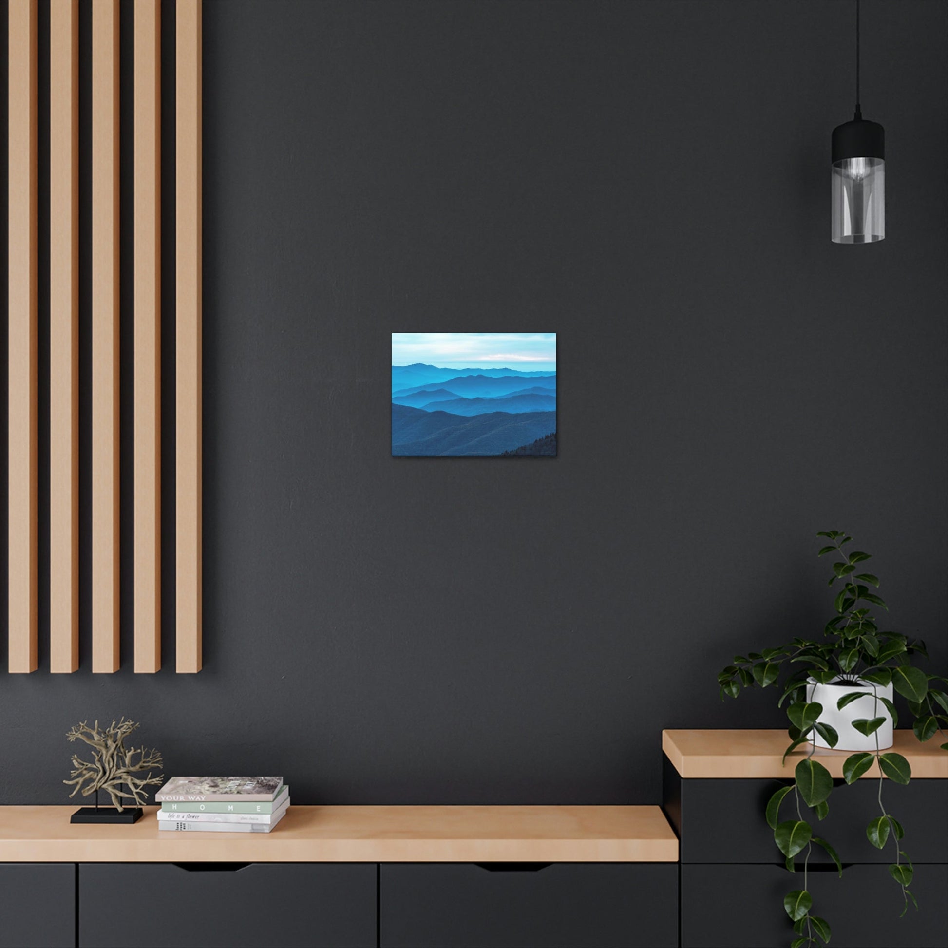Canvas Gallery Wraps - Sunset at Clingmans Dome at 6,643 feet - the top of the world here - in Smoky Mountain National Park in Summer in Mountain National Park (SMNP) USA - Green Forest Home