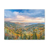 Canvas Gallery Wraps - The Glorious autumn landscape at Newfound Gap in Smoky Mountain National Park in Summer in Mountain National Park (SMNP) USA - Green Forest Home