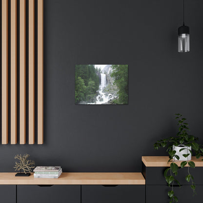 Canvas Gallery Wraps - The US National Parks - Yosemite awesome Vernal falls - California - USA NPS - Green Forest Home